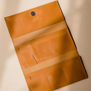 ABLE Debra Wallet in Cognac